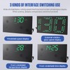 MR CARTOOL GPS Speedometer, Double-Sided Display, Anti-ailgating with Overspeed Alarm,