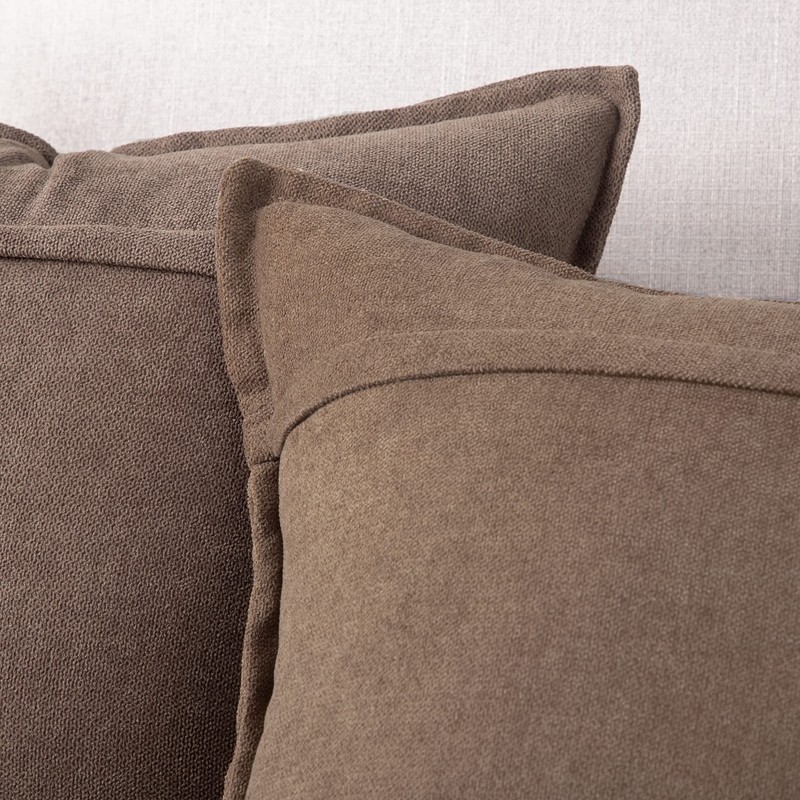 MADIZZ Set of 2 Short Chenille Throw Pillow Covers 20x20