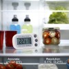 Lotvic 4 Pack Fridge Thermometer, Freezer Digital Refrigerator Thermometer with