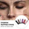6pcs 65.6ft Makeup Brow Mapping String Beauty Salon Pre Inked