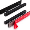 RVPEKUPE 2 Pack Self Adhesive Cabinet Handles Matte Black No
