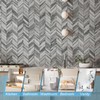 V-MOZZA Herringbone Peel and Stick Backsplash, 10-Sheet Peel and Stick