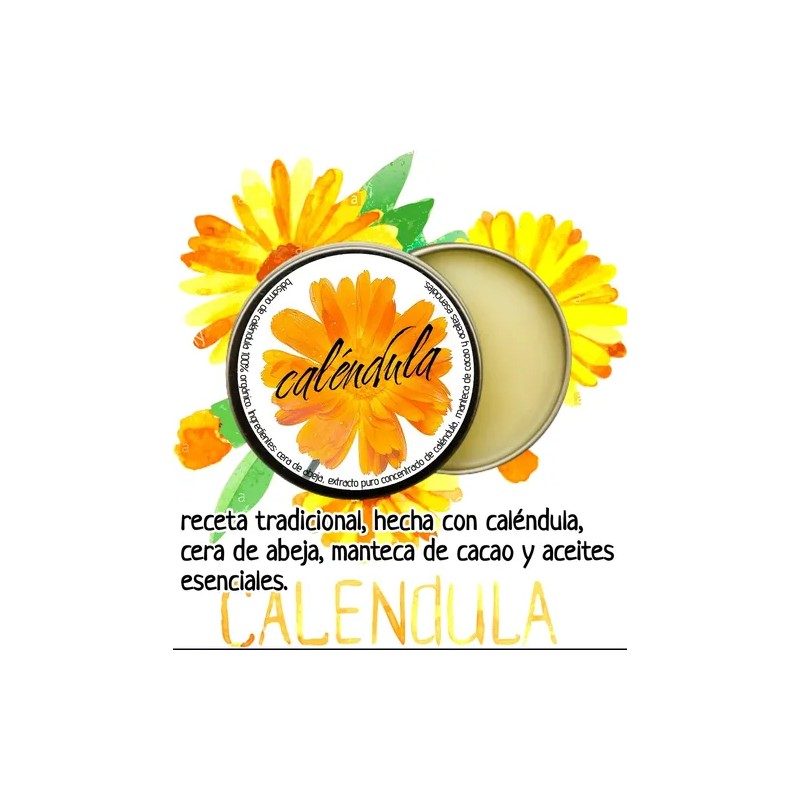 Crema Bálsamo De Caléndula Concentrada Natural 2 Pzs Kit
