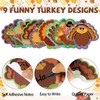 720 Sheets Turkey Sticky Notes, Funny Thanksgiving Sticky Notes Self-Adhesive