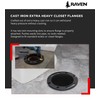 Raven DJ63-662 Cast Iron Closet Flange, Inside Caulk, 4" x