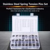 280Pcs Roll Pin Assortment Set, Stainless Steel Spring Tension Pins