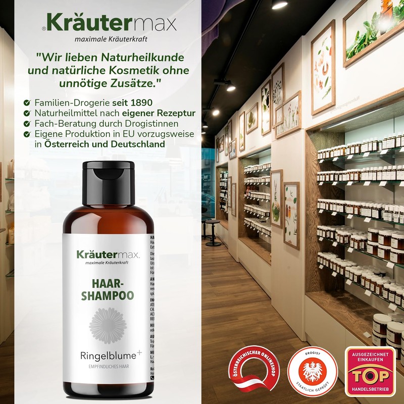 Kräutermax Calendula Hair Shampoo 1 x 250 ml