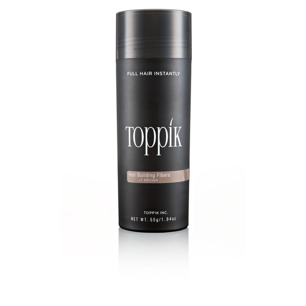 TOPPIK 55g Hair Fibres Hair Thickener Scattered Hair Pouring Hair Light Brown