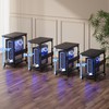 Besiost Computer Tower Stand with Power Strips, 4 Levels Manual