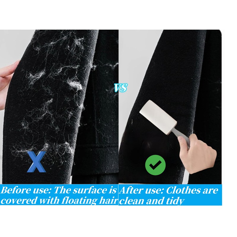 Lint Roller Refills 540 Sheets Extra Sticky Fluff Roller Supplement