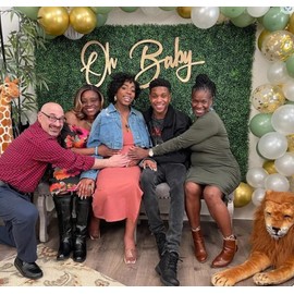 Oh Baby Sign for Baby Shower Backdrop,Baby Showers Decorations for Gender Reveal Parties, Baby's 1st Birthday, and Photo Backdrops | Boy/Girl Decorations and Party Background