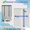 TheFitLife Double Door Magnetic Screen - Mesh Curtain with Full