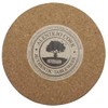 Set of 6 Round Cork Place Mats, Multi-Coloured Design, 22cm