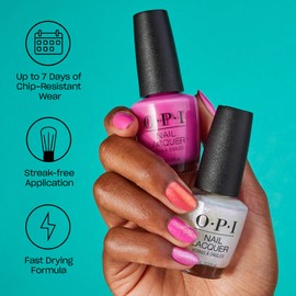 OPI OPI Nail Lacquer, Opaque & Vibrant Crme Finish Black Nail Polish, Up to 7 Days of Wear, Chip Resistant & Fast Drying, Black Onyx, 0.5 fl oz