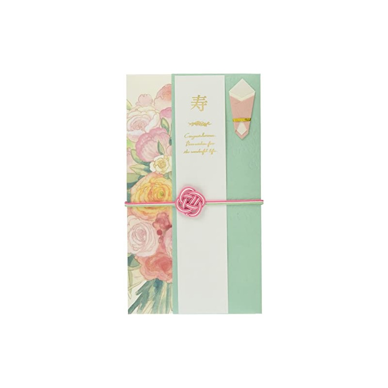 GGS-07 Graceful Flower Gift Bag, Green