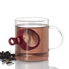 AdHoc TE34 MagTea Magnetic Tea Filter with Drainer MagTea, Red,