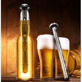 Beer Chiller Stick, Stainless Steel Beverage Cooler,Christmas,Thanksgiving,Fathers' Day,Valentine's Day Gifts