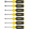 VACO VAC7071 7-Piece Metric Hex Nut-Driver Set, Hollow Shaft, Magnetic,