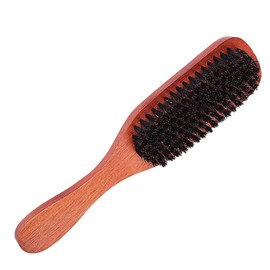 Mobestech Boar Bristle Brush Smoothing Hairbrush Dense Bristle Hair Brush Wooden Handle Hair Beauty Tool