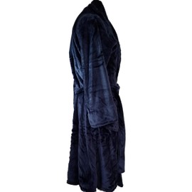 Tri Color Robes Monogrammed Bathrobes Plush Microfiber Luxury him her