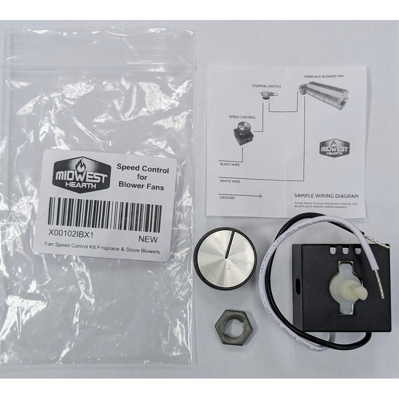 Midwest Hearth Fan Speed Control Kit | Fireplace and Stove