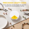 Clear Stretch Elastic 1mm 5 metres Elastic Beaded String for