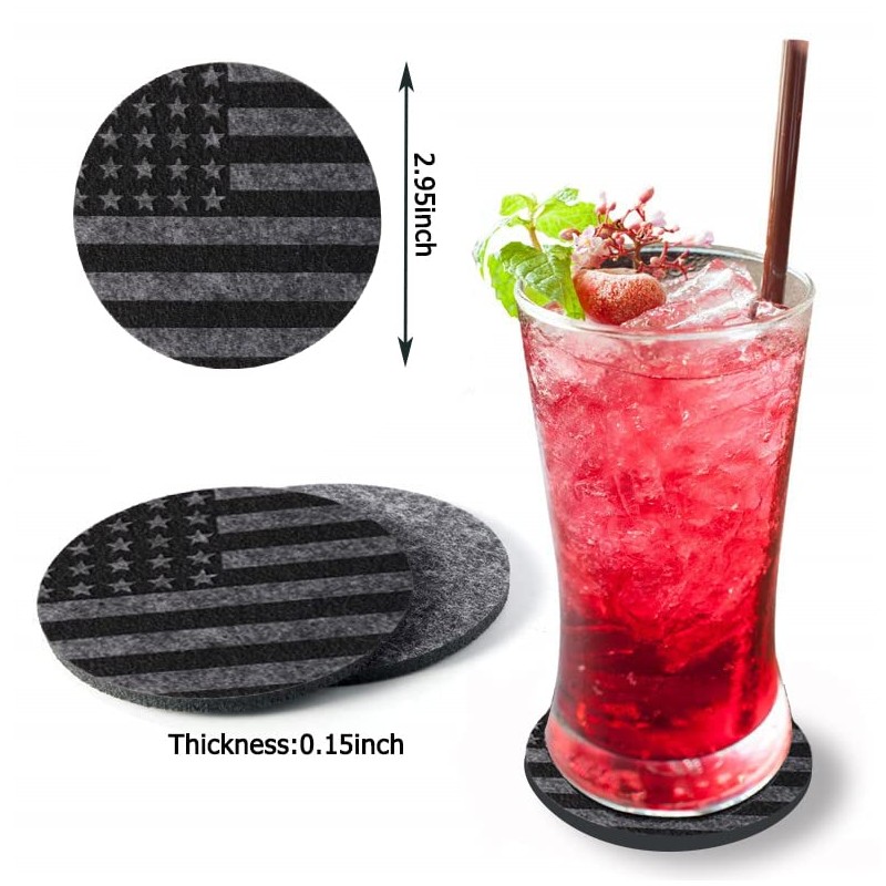 Qkari 2 Pack Car Cup Holder Coaster,2.9 Inch Anti Slip