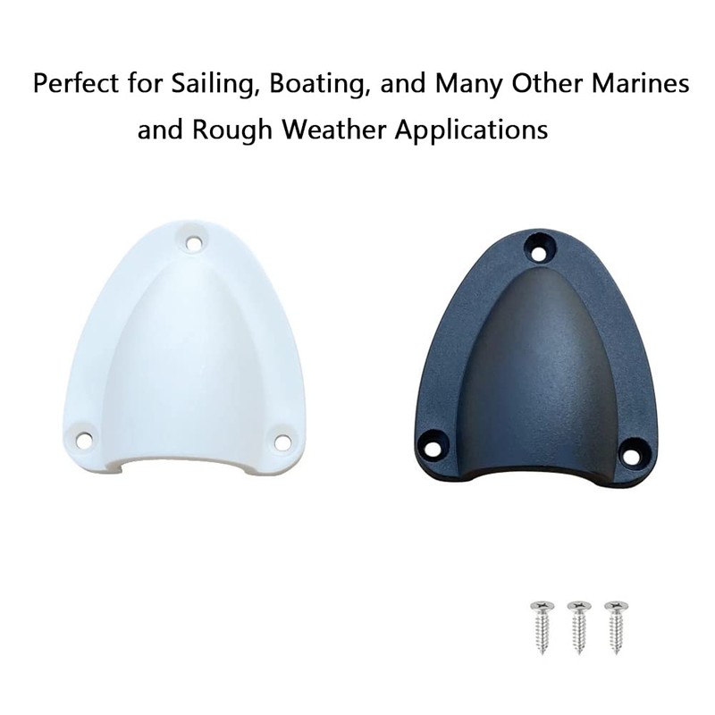 Berfi Life Marine Wire Cable Vent Cover with 3 Screws,