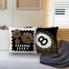 Nipil Black Trendy Leopard Pillow Covers 18x18, Cheetah Leopard Print