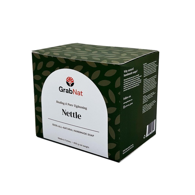 4-Pack Nettle Soap (4 x100grams/ 4 x 3.5oz) | Handmade,