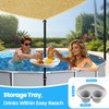 Vidoya Above Ground Pool Canopy Sunshade Set with Storage Tray
