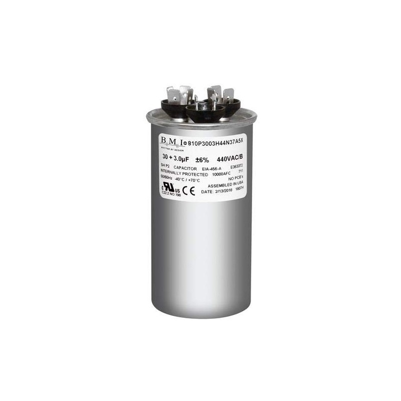 Amana CAP030300440RS Replacement - 30 + 3 uf/Mfd 370/440 VAC