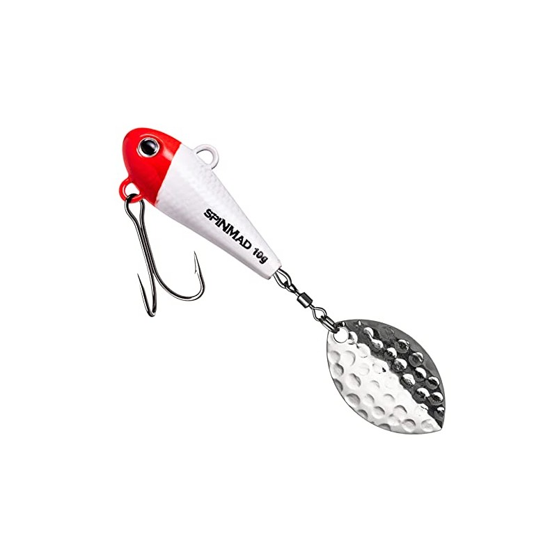 SpinMad Jig Spinner 10 g Lead Head Spinner Colour Favourite