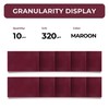 Shawya Maroon Scuff Pad 10 PCS 6" X 9" 320