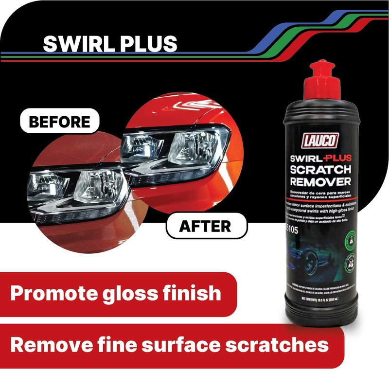 LAUCO Step 1 Rapid-Cut Automotive Polishing Compound, Heavy-Cut Formula for