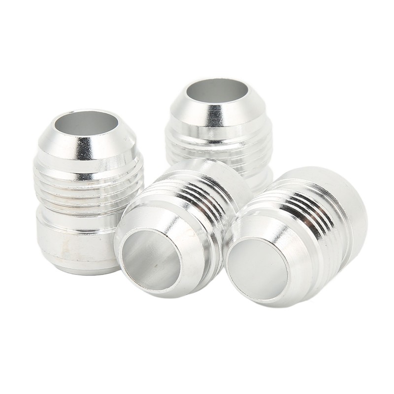 4 Pcs 10AN Weld On Bung Fitting 3/4in Thread Aluminium