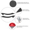 Pair Carbon Fiber Headlight Eyebrow Eyelid Simple Installation Fit for