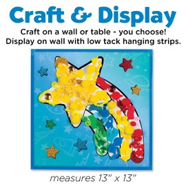 Creativity for Kids Sticky Wall Art: Star - Toddler Learning Toys. Crafts for 3 Year Olds, Preschool Crafts
