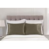 ShopBedding Satin Pillowcase with Zipper, for Hair and Skin Care,