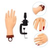 BIUDECO Nail Art Practice Hand Manicure Supply Realistic Hand Shape