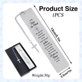 Sisters in Christ Gifts Bookmark - Shejdgart Sisters in Christ Gifts for Women Inspirational Bible Christian Bookmark Gifts for Sisters in Christ Religious Catholic Birthday Baptism Gifts for Friends