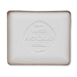 Art Graf Discos cuadrados de tiza solubles en agua, color blanco
