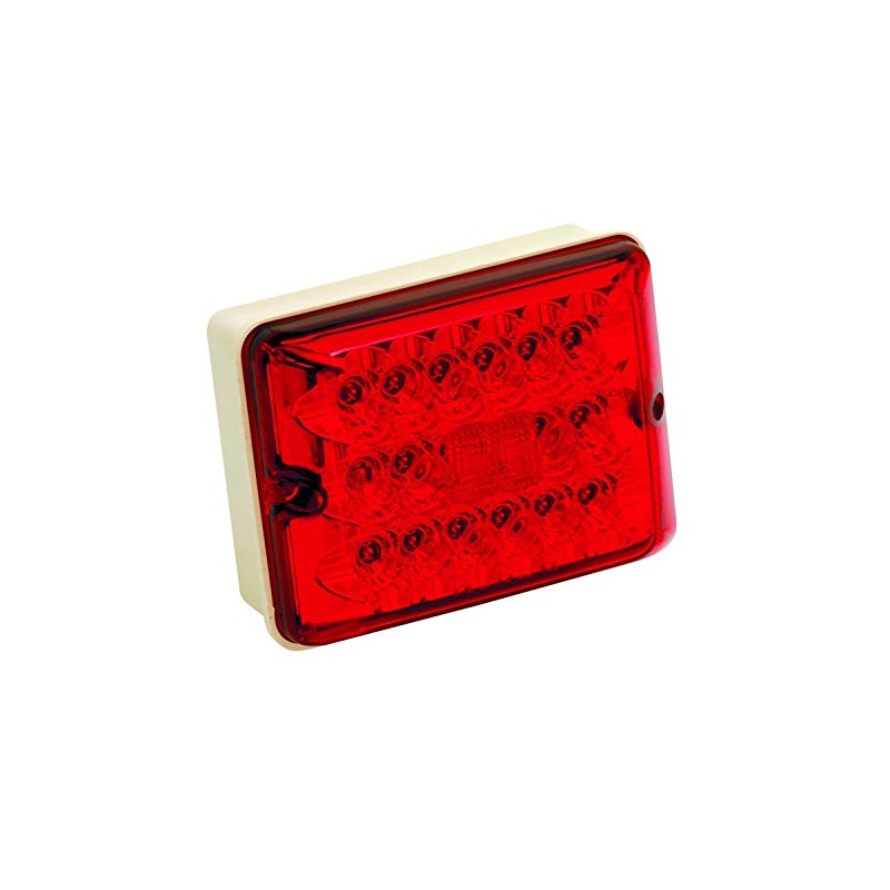 Bragman 86 Series LED Stop/Tail/Turn Taillight with White Base