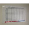 Reusable Super Football 100 Squares Dry Erase Office Pool 24x36
