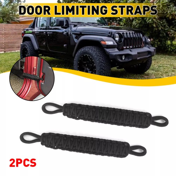 For Jeep Wrangler JK/YJ/TJ 1 Pair Car Door Limiting Straps