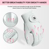 GKandi Womens Golf Gloves with Ball Marker Left Right Hand