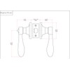 Designers Impressions Kingston Design Oil Rubbed Bronze Privacy Door Lever