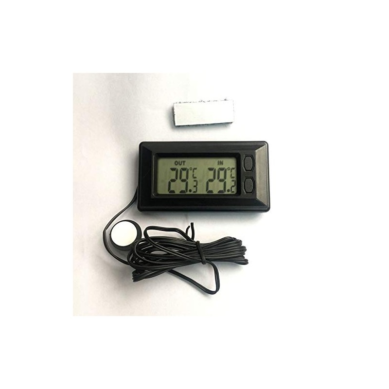 TOTMOX Mini Car Digital Interior LCD Display Temperature Meter Thermometer