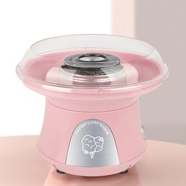 Benicabaly Mini Cotton Candy Machine for Kids, Easy to Use Vintage Candy Maker for Birthdays and Family Parties, Pink