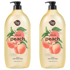 Shower Mate Peach Body Wash Fruit Scent, 1.2kg, 2 Pack